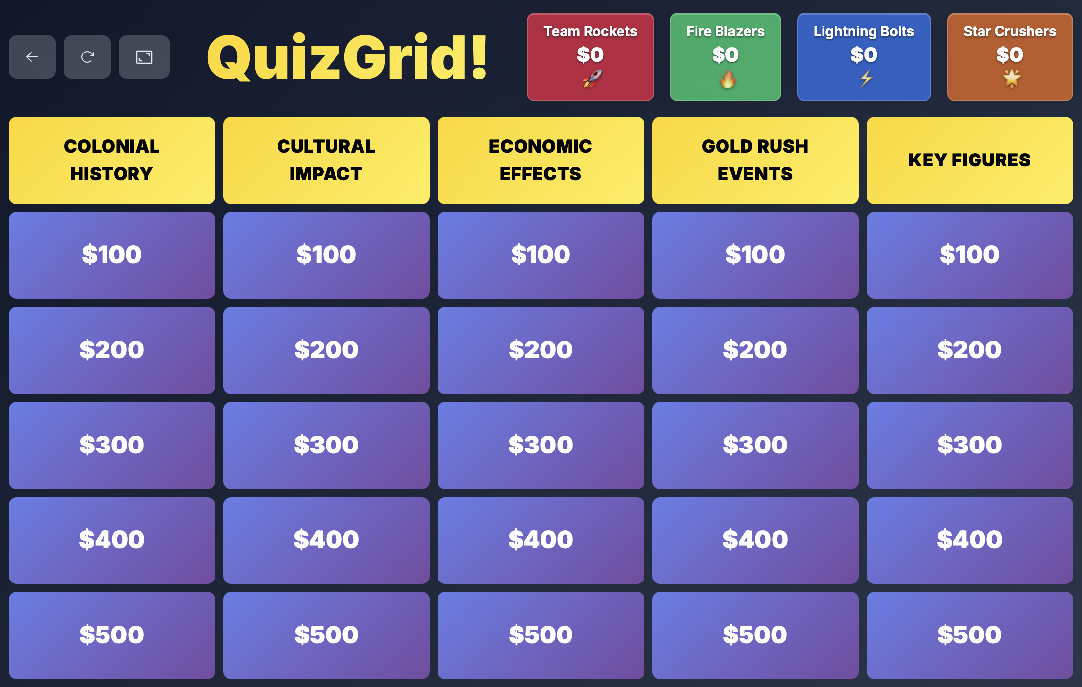 QuizGrid